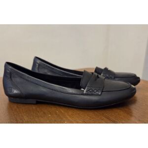 Black Leather Loafers